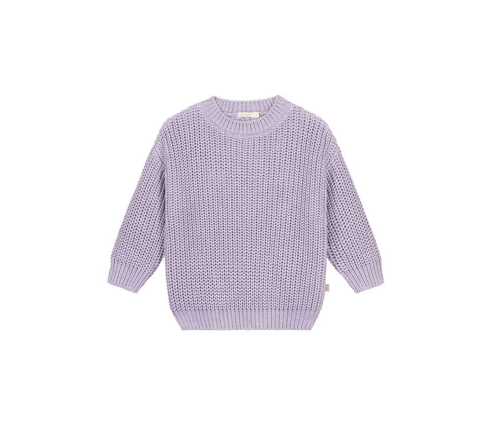YUKI – Chunky Knit, Lilac, Hej Family Skat Baumwolle Concept – Bio Store