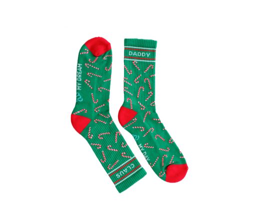 MDMD - Socken "DADDY CLAUS", green