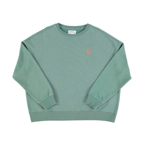 Sisters Department - Sweatshirt, "ROCK N ROLL", Green, Biobaumwolle