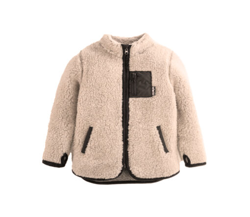 Alwero - Jacke SHERPA, Sand Brown, Biowolle, ultra leicht, unisex