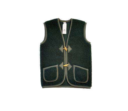 Alwero - Bodywarmer "Alpen" Adult, Biowolle, PINE GREEN