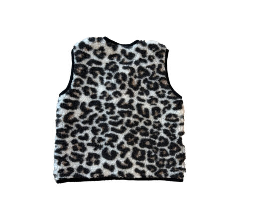 Alwero - Bodywarmer "TYB" Junior, Biowolle, LEOPARD WHITE, ultra light - Image 2