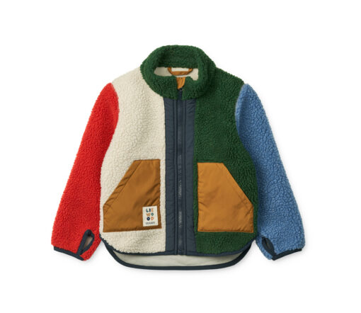 Liewood -  Teddyjacke "NOAM", Garden Green Multi Mix