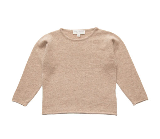 Papa Lobster - Pullover 'Alexis', beige melange, Kaschmir