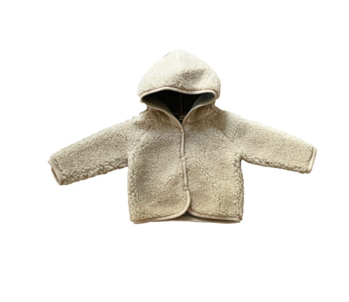 Alwero - Übergangsjacke "KUKU" Junior, Biowolle, SAND BROWN, ultra light