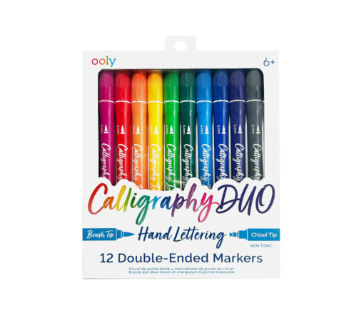 OOLY - Kalligraphie-Duo-Doppelmarker, 12er-Set