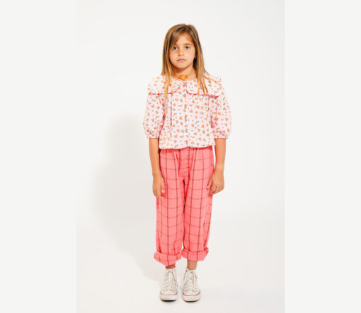 PiuPiuChick - Hose "PINK CHECK", pink, Biobaumwolle - Image 3