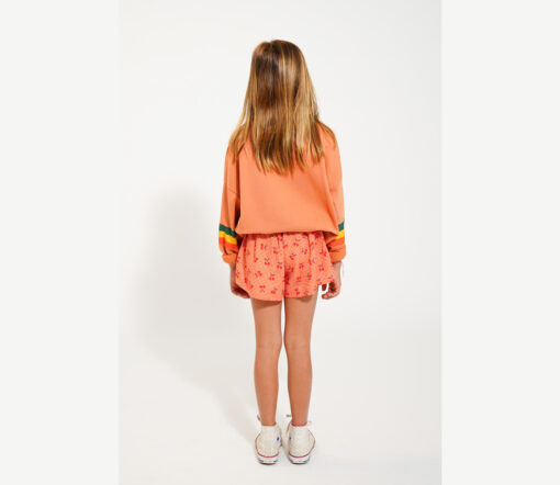 PiuPiuChick - Sweatshirt "STRIPES", Peach, Biobaumwolle - Image 5