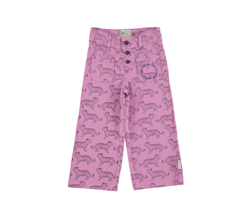 PiuPiuChick - Hose Culotte "TIGER", lavender, Biobaumwolle