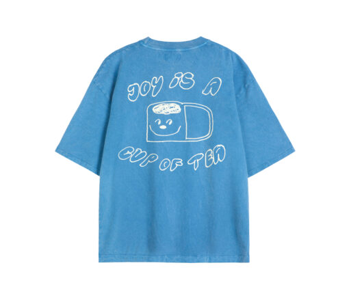 BOBO CHOSES - T-Shirt Oversized "CUP OF TEA", hellblau – Bild 2