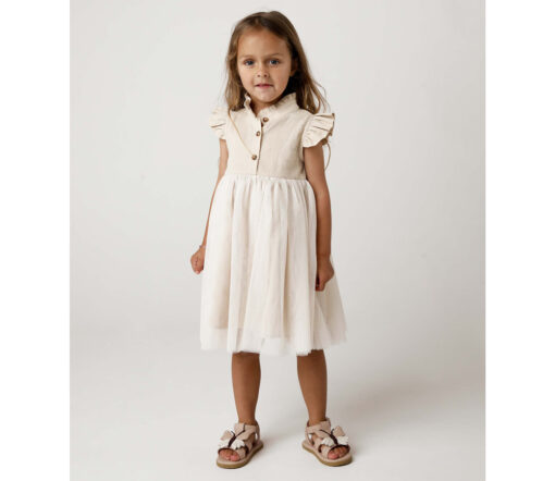 Donsje Amsterdam - Kleid "FLEURANCE", soft-sand