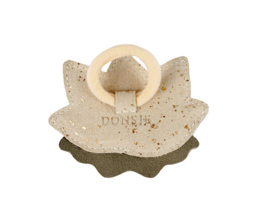 Donsje Amsterdam - Haargummi "Zaza Tie Water Lilly", creme – Bild 3