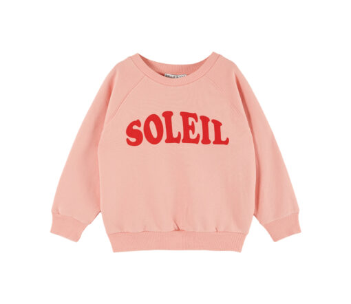 EMILE & IDA - Sweatshirt, 'SOLEIL', Blossom, Biobaumwolle