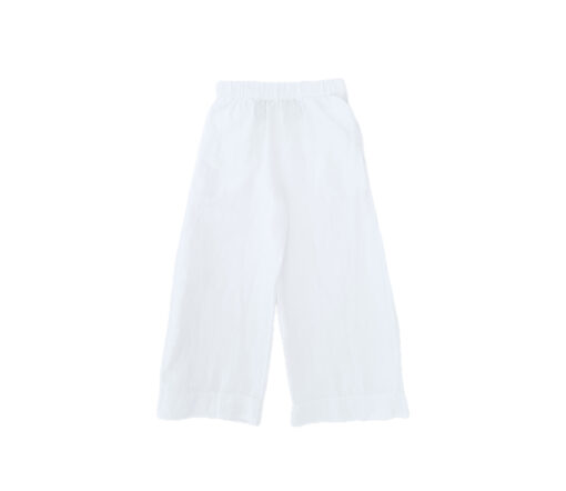 LongLiveTheQueen - Hose, White, Leinen