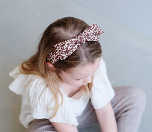 MIMI & LULA - Haarreifen 'EDIE BOW' ,leopard – Bild 2