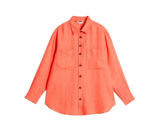 White Stuff - Bluse ''LYDIA", brt orange, Leinen