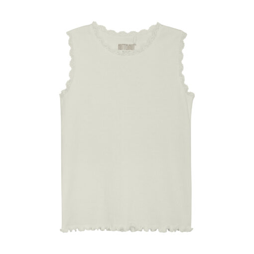 Huttelihut - Tank Top, antique white, gerippt