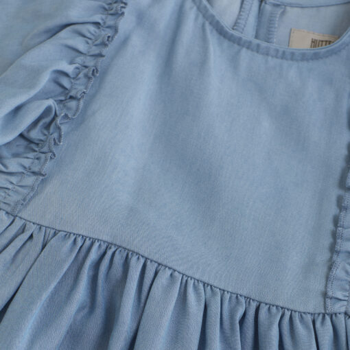 Huttelihut - Kleid, gewebt, soft chambray – Bild 3