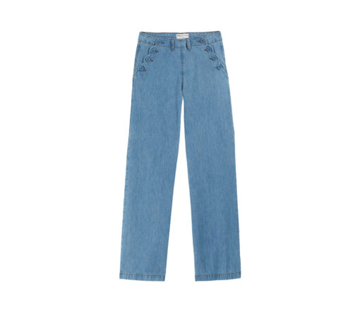 EMILE & IDA - Hose, 'PONT', denim, Biobaumwolle