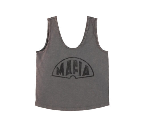 Sisters Department - Tank Top, "MAFIA", Washed Black