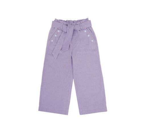 JENEST - Hose ''CAMMIE'' , mauve purple, Biobaumwolle