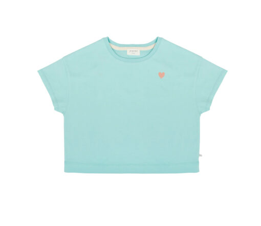 JENEST - T-Shirt ''LIVIA'', aqua green, Biobaumwolle