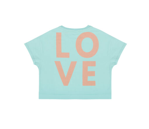 JENEST - T-Shirt ''LIVIA'', aqua green, Biobaumwolle – Bild 2