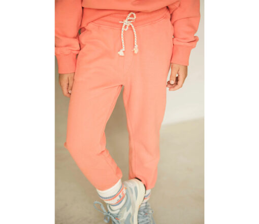 JENEST - Jogger ''SAMMY'', coral orange, Biobaumwolle – Bild 2