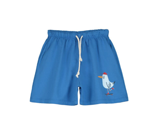 Lötiekids - Bermudashorts 'SEAGULL', royal blue, Bio-Baumwolle