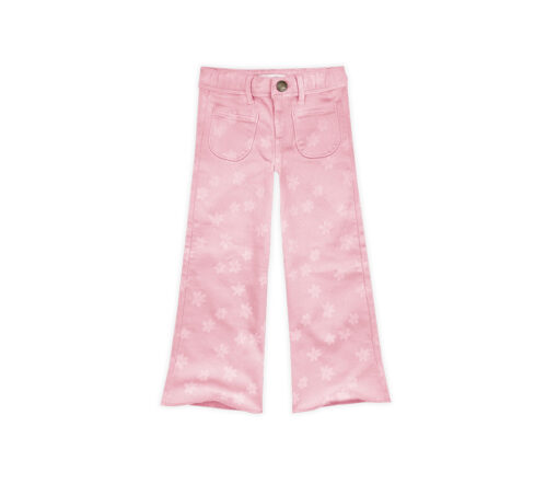 SPROET & SPROUT - Flare Jeanshose 'DAISIES' , rosa