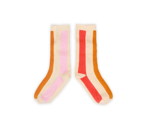 SPROET & SPROUT - Socken, STRIPES, nectarine, Bio Baumwolle