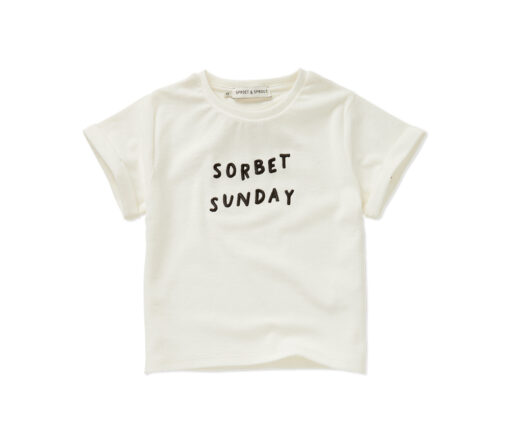 SPROET & SPROUT - T-Shirt 'SORBET SUNDAY' , off-white, Bio Baumwolle (Kopie)