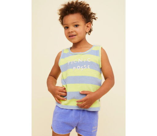 SPROET & SPROUT - Terry Shorts, blue bell,  Bio Baumwolle – Bild 3